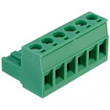 CS 6P Euroblock connector 2.5mm2 groen 12A
