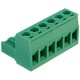 CS 6P Euroblock connector 2.5mm2 groen 12A