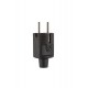 ABL Compact Stekker – Type 1505 | SCHUKO & Frans/Belgisch – Zwart (IP20)