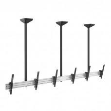 Showgear PCM4555L-3 Driedubbel Scherm Plafondbeugel Lang - 45" tot 50" - 20 neerwaarts kantelbaar - verstelbare armlengte - 100283