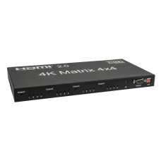 DMT VT101 - HDMI Matrix 4x4 - 4-in / 4-out Routable HDMI Switch with remote - 101221