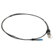 DAP Break-out cable 2m, Q-ODC2-F to 2x LC simplex - Glasvezelkabel - 102051