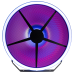 SHOWTEC Goliath Retro lichteffect met tungsten-simulatie en dubbele RGB LED-ring - 43325