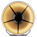 SHOWTEC Goliath Retro lichteffect met tungsten-simulatie en dubbele RGB LED-ring - 43325