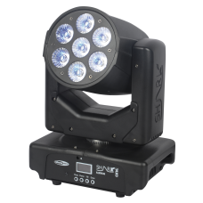 Showtec Shark Wash One - 7 x 12 W RGBWA-UV LED Wash Moving Head - 45020