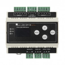 Artecta LED Dim-8 Install PWM dimmer 8 kanaals  (2x RGBW)  - Din-rail - 50413