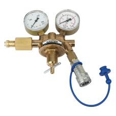 Showtec CO2 Q-Lock Regulator - 1x vrouwelijk Q-Lock - 61019