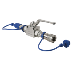 Showtec CO2 Q-Lock Shut-off valve - Gesloten systeem - 61029