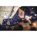 Showgear Handheld confetti cannon - Blue / White - 62010BW