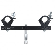 Doughty Standmount for 50 mm Tube - Instelbaar 200 - 400 mm, zwart - 70324
