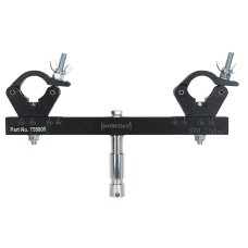 Doughty Standmount for 50 mm Tube - Instelbaar 200 - 400 mm, zwart - 70324