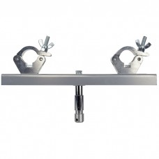 Doughty Standmount for 50 mm Tube - Zilver, instelbaar 200 - 400 mm - 70324S