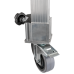 SHOWGEAR Mammoth Dex Single Leg Insert Swivel Wheel Met rem - 70696