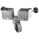 SHOWGEAR Mammoth Dex Double Leg Insert Swivel Wheel Zonder rem - 70697