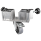 SHOWGEAR Mammoth Dex Double Leg Insert Swivel Wheel Met rem - 70698