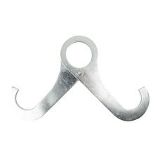 Showgear The Moustache Single Tube Clamp - Silver - 75121