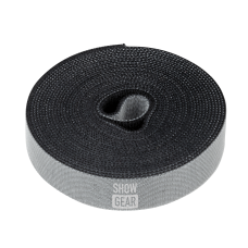 Showgear Velcro Cable Tie on Roll - Zwart, 20 mm x 4500 mm - 89102