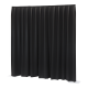 Wentex pipe and drape doek MCS 300 g/m² geplooid 3x4 Zwart - 89434