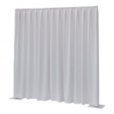 Wentex pipe and drape doek Dimout geplooid 3x3 Wit - 89440
