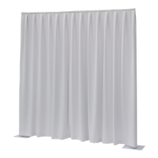 Wentex pipe and drape doek Dimout geplooid 3x3 Wit - 89440