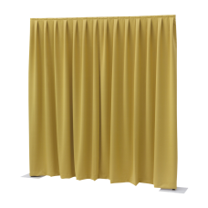 Wentex pipe and drape doek Dimout geplooid 3x3 Geel - 89442