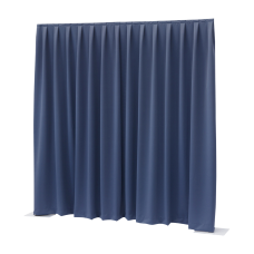 Wentex pipe and drape doek Dimout geplooid 3x3 Blauw - 89444