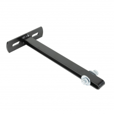 Wentex Eurotrack - Wall mounting bracket, Black - 300 mm - 89538