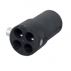 Wentex 4-way connector replacement - Black - 89540