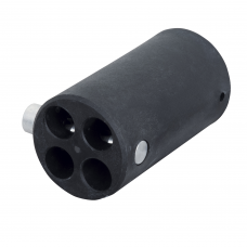 Wentex 4-way connector replacement - Black - 89542