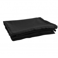 Wentex pipe and drape doek Molton niet geplooid 3x3 Zwart - 89892