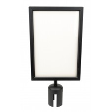 Showgear A4 houder voor Crowd Barrier Black Eco - 32x22 cm - 90013