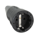 ABL Rubber Connector Female CEE 7/VII - - 90396