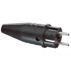 ABL Rubber Connector Male CEE 7/VII - - 90397