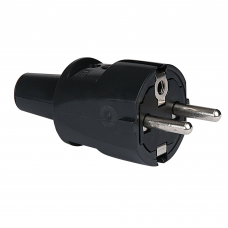 ABL PVC Schuko Connector Male - - 90405