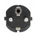 ABL Compact Stekker – Type 1505 | SCHUKO & Frans/Belgisch – Zwart (IP20)