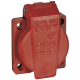 Showgear Chassis 230V/240V VDE Connector - Red - 90413R