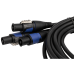 DAP Schuko to Neutrik Powercon splitter 3 way - - 90456