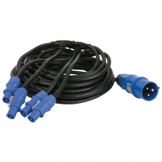 DMT Power Cable CEE - powerCON - 12 m 4x Powercon-uitgang - 90479