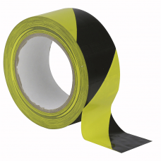 Showgear Floor-Marking tape 50 mm - Black / Yellow - 90623