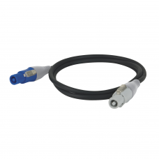 DAP Powercable Blue/White Pro power connector - 1,5m - 90812