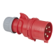 PCE CEE 32A 400V 5p Plug Male - Red, Screw Terminal - 913221