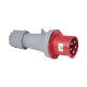 PCE CEE 63A 400V 5p Plug Male - IP44, Red - 913231