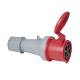 PCE CEE 63A 400V 5p Plug Female - IP44, Red - 913331