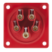 PCE CEE 16A 400V 5p Socket Male - Red - 913411