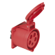 PCE CEE 32A 400V 5p Socket Female - Red - 913521