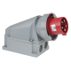 PCE CEE 63A 400V 5p Wallmount Male - Rood, IP67 - 913532