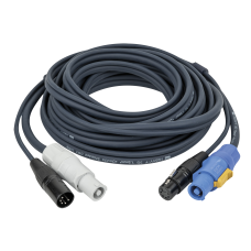 DAP FP18 Hybride Kabel - PowerCON & 5-pin XLR - DMX & Stroom - 150 cm - 93001