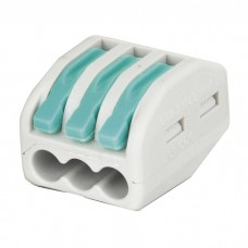 Showgear Cable Terminal - 3 Way - Green / Grey - 94011