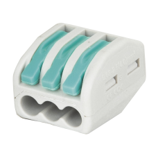 Showgear Cable Terminal - 3 Way - Green / Grey - 94011