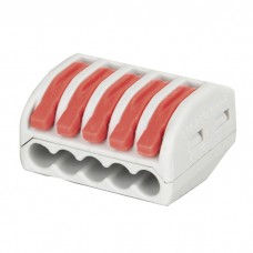Showgear Cable Terminal 5 way - Grey / Red - 94020